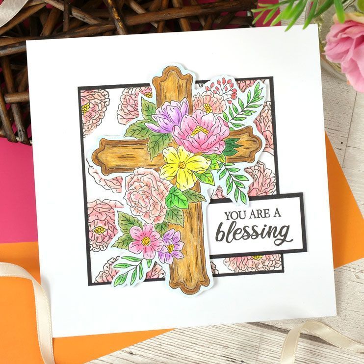 For The Love Of Stamps - Floral Blessings