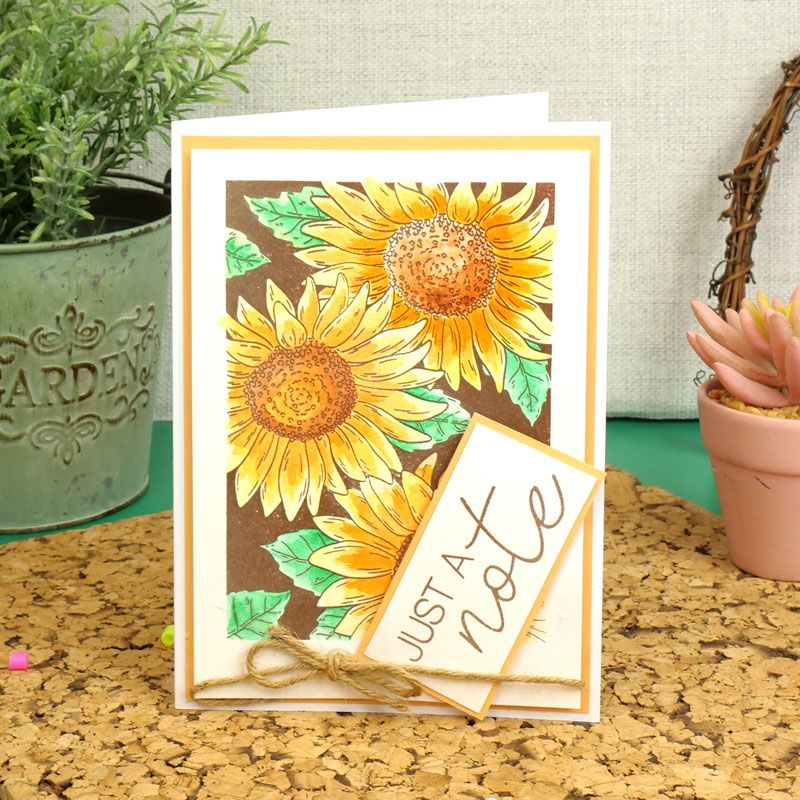 For The Love Of Stamps - Spectacular Sunflowers