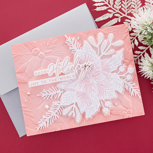 A Merry Little Christmas Sentiments Glimmer Hot Foil Plate & Die Set from the De-Light-Ful Christmas Collection by Yana Smakula