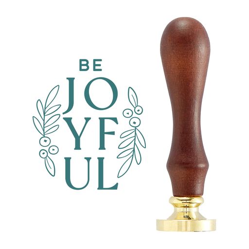 Be Joyful Wax Seal Stamp from De-Light-Ful Collection by Yana Smakula