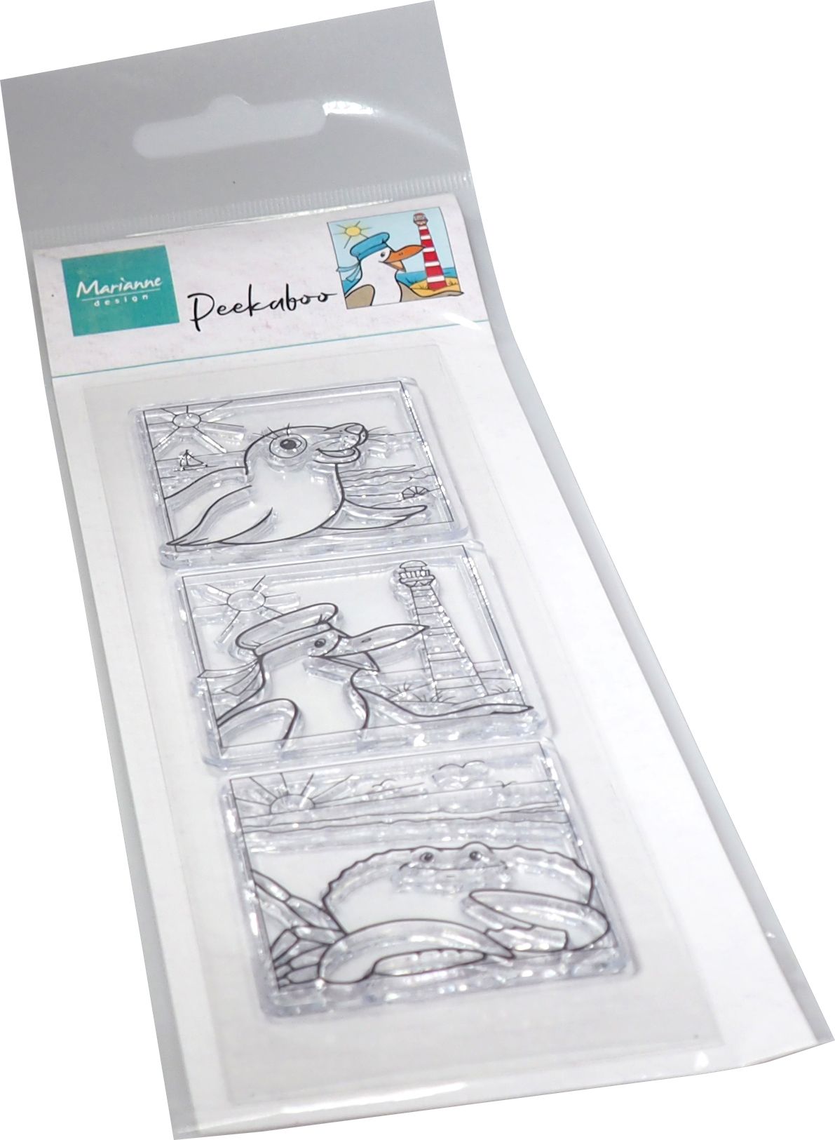 Marianne Design Clear Stamp - Hetty's Peek-A-Boo Beach