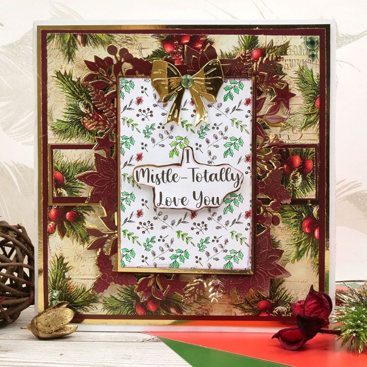 Moonstone Dies - Festive Foliage Frame