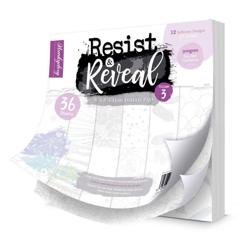 Resist & Reveal 8" x 8" Clear Foiled Pad Volume 3