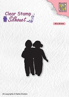 Clear Stamp Silhouette Close Friends