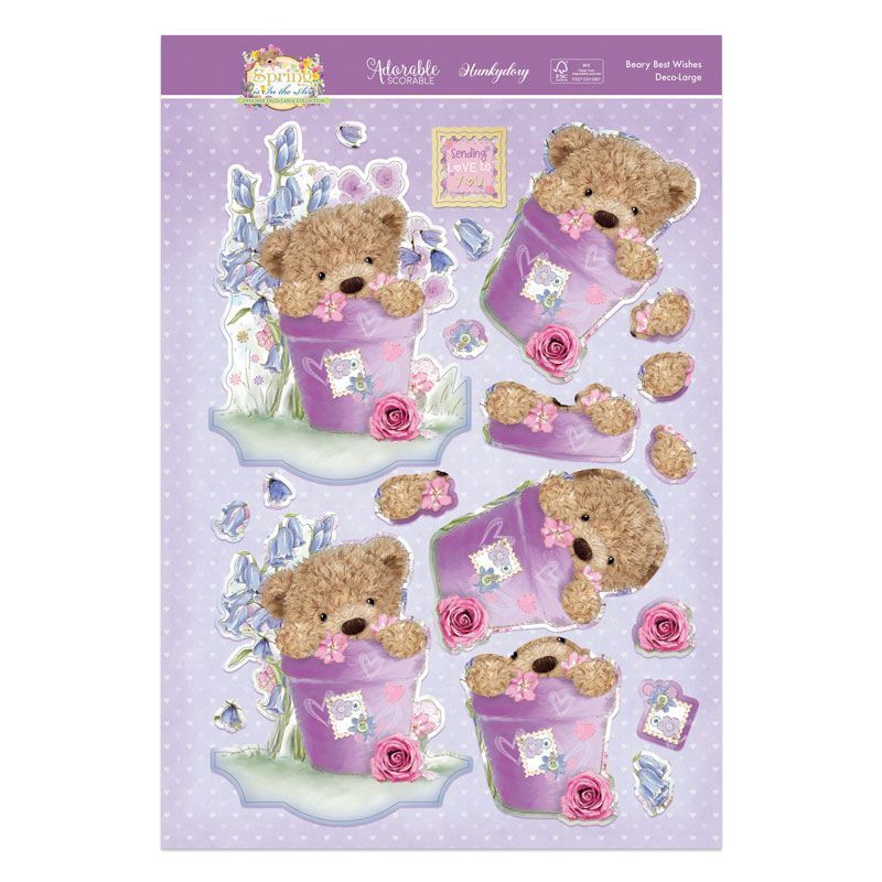 Spring Is In The Air Deco-Large Set - Beary Best Wishes