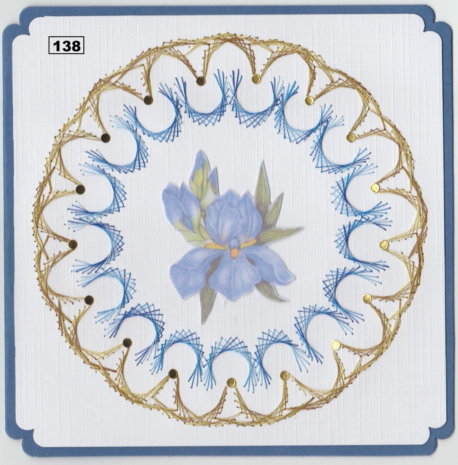 Laura's Design Digital Embroidery Pattern - Detailed Circle Frame
